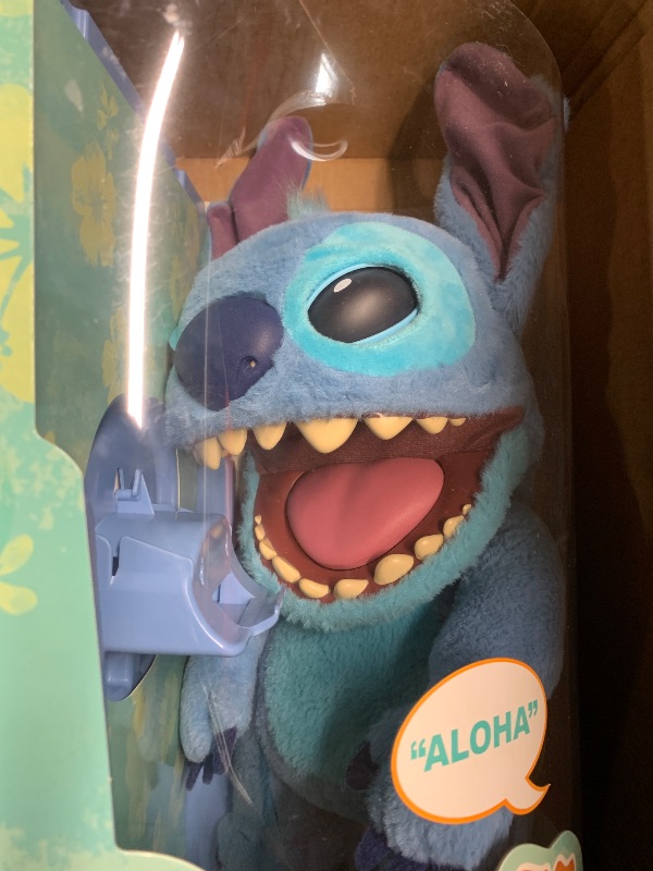 Photo 1 of (used) WOW! Stuff Disney Stitch Puppetronic by RealFX | with a Limited 1st Edition Certificate | Looks, Feels & Sounds Real! | Disney's Lilo & Stitch 