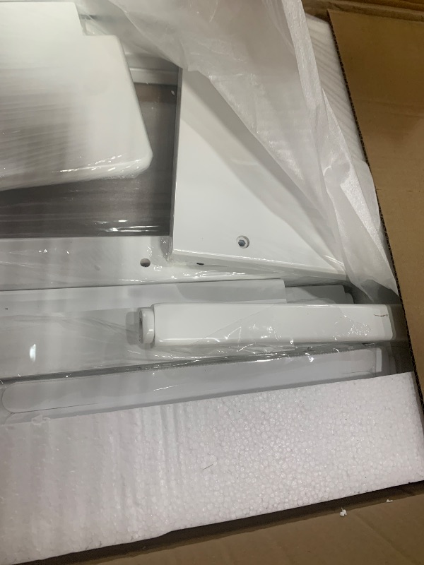 Photo 1 of (SEE NOTES) SDADI LT05W Mother's Helper Adjustable Height Kitchen Step Stool, Children Kids Toddlers Counter Level Learning Stool for Kitchen and Bathroom, White