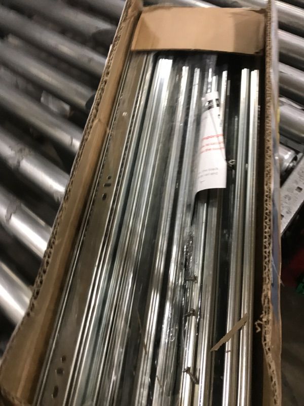 Photo 1 of 10 Pair of 22 Inch Hardware Full Extension Side Mount Ball Bearing Sliding Drawer Slides