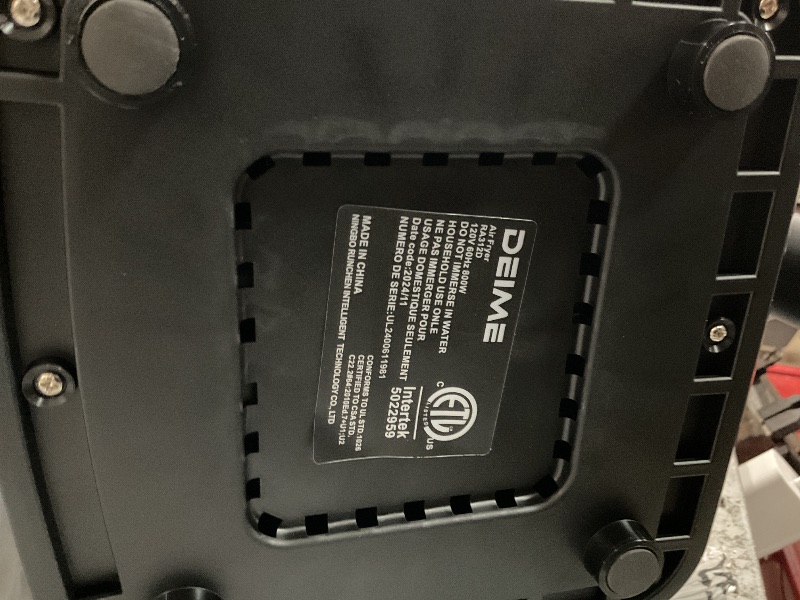 Photo 1 of DEIME Air Fryer 3 Qt, Small Airfryer Digital Space Saving Compact, Bake, Reheat, Roasts for Quick Easy Meals, Mini Compact & Quiet, Nonstick & Dishwasher Safe Basket (Black)