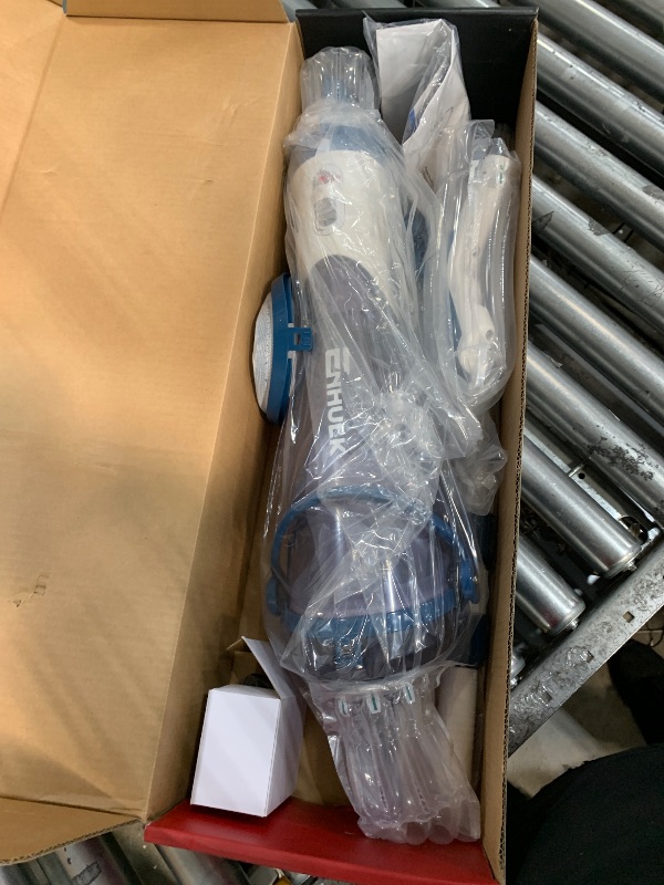 Photo 1 of ***(PARTS ONLY/ MAJOR DAMAGE/ NON FUNCTIONAL)***Enhulk Rechargeable Handheld Cordless Pool Vacuum for Above Ground Pool and Inground Pool(2025 Upgraded),60-Minute Runtime,Powerful Suction up to 18.5 gallons/min, Efficient Leaf and Debris Removal