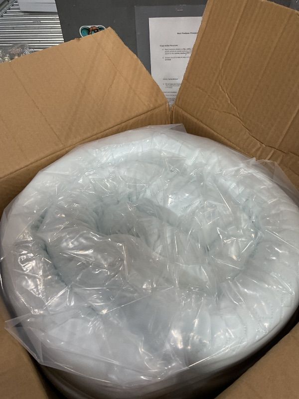 Photo 1 of  3-Inch Queen Mattress Topper Medium Luxury Premium Foam, Washable Cover, Medium Cooling Topper, White QUEEN 