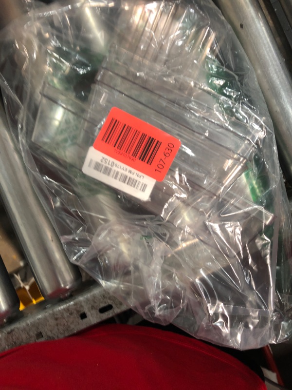 Photo 1 of **PARTIAL SET/MISSING PIECES** Clear Plastic Drawer Organizer Storage - 25Pcs 4 Size Desk Bathroom Kitchen Organizers and Accessories Office Organization, Vanity Stackable Drawers Bins Trays Containers Dividers Makeup Sets