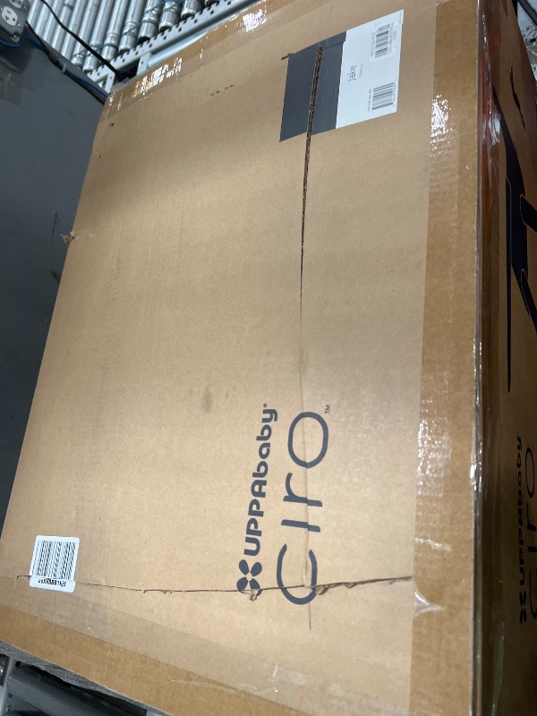 Photo 1 of *missing for parts* UPPAbaby Ciro High Chair/Sleek, Easy-to-Clean Design/Perfect-Fit Tray to Bring Baby to Table/Patent-Pending Harness/Dual-Position, 180-Degree Rotating Footrest/Jake (Charcoal/Rubberwood)