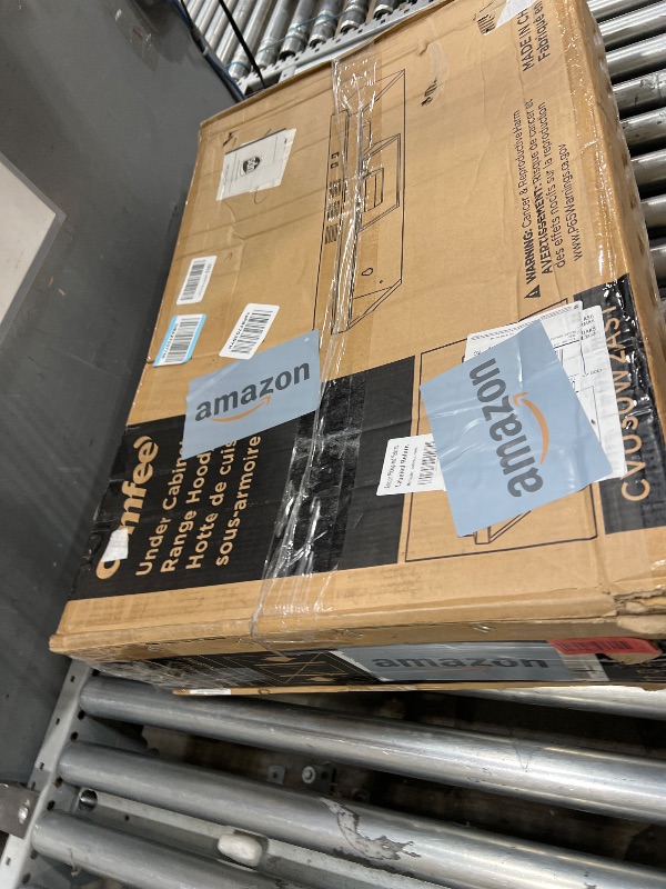 Photo 1 of (MINOR DAMAGES, SCUFFS) Comfee' CVU30W2AST 30 Inch Ducted Ductless Vent Durable Stainless Steel Kitchen Reusable Filter, 200 CFM, 2 Speed Exhaust Fan Under Cabinet Range Hood