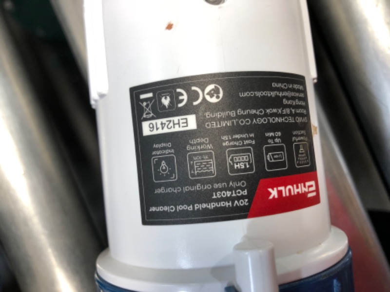 Photo 1 of (2024 New Version) Pool Vacuum for Above Ground Pool with a Telescopic Pole, Running time up to 1H, T403 Handheld Rechargeable Pool Cleaner with Powerful Suction up to 18.5 gallons/min