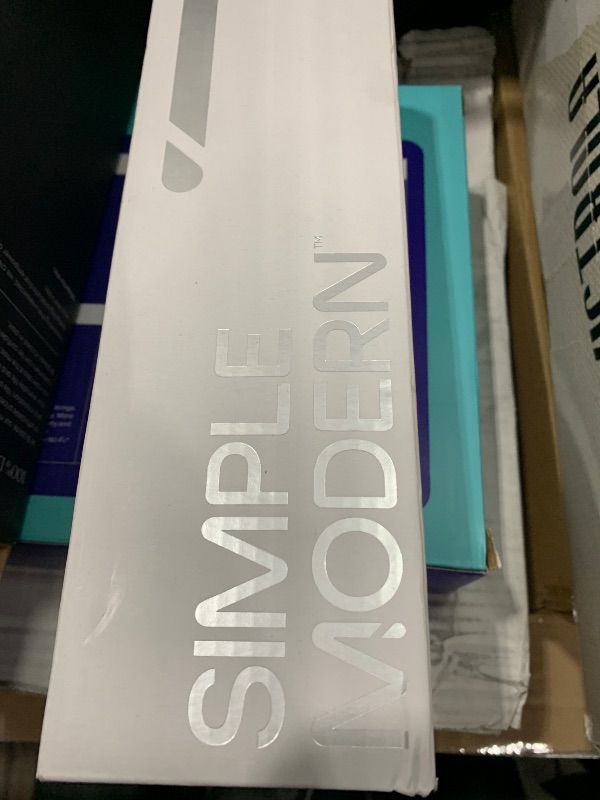 Photo 1 of **MISSING LID** Simple Modern Mesa Loop Water Bottle with Straw | 24oz Cup Holder Friendly Insulated Stainless Steel Bottles for Travel, Sports and School | Deep Dune