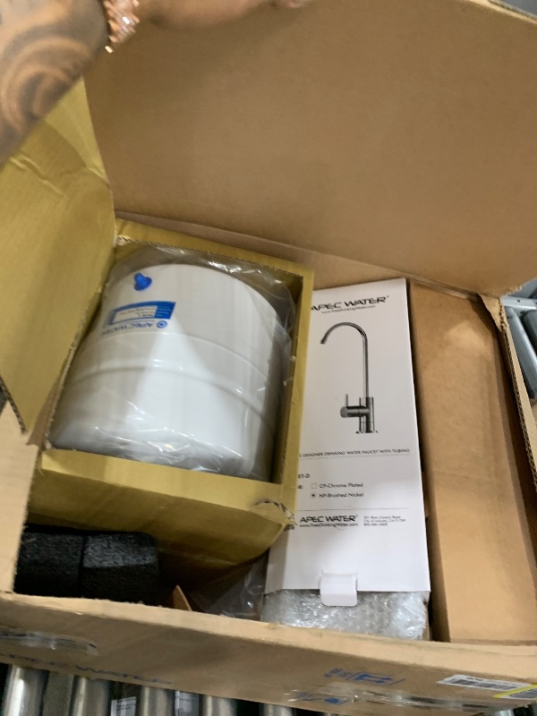 Photo 1 of ****PARTS ONLY ******APEC Water Systems ROES-50 Essence Series Top Tier 5-Stage WQA Certified Ultra Safe Reverse Osmosis Drinking Water Filter System