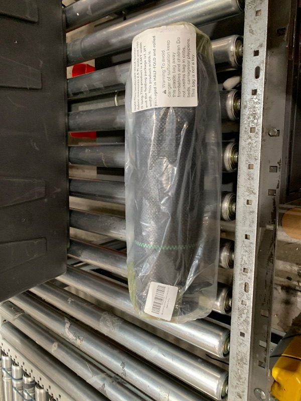 Photo 1 of 2.4oz-2.6FTx100FT Weed Barrier Landscape Fabric - Durable Weed Block Gardening Ground Cover Mat, Woven Geotextile Fabric for Underlayment, Commercial Driveway Stabilization, Weed Control Cloth