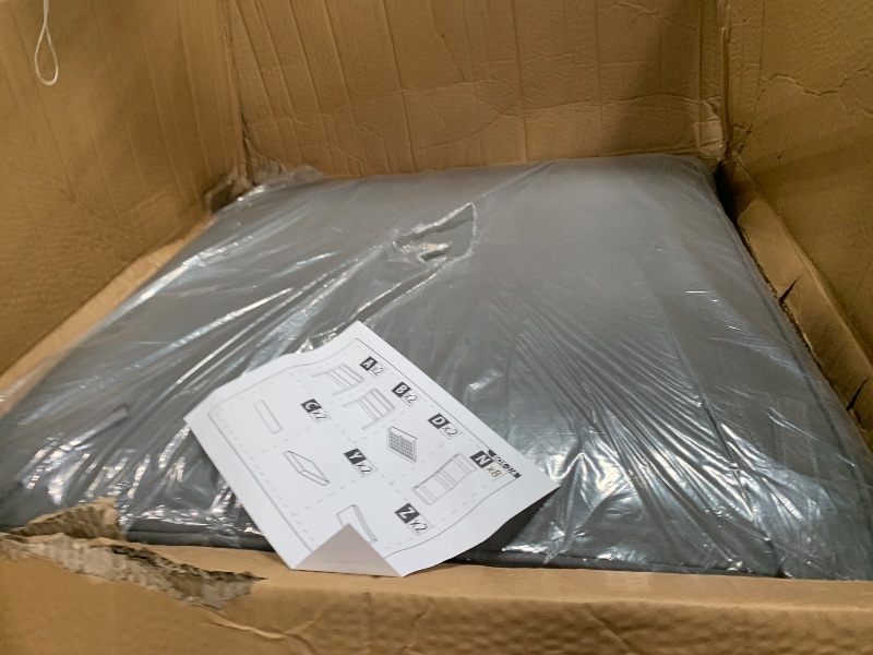 Photo 1 of ***************INCOMPLETE ITEM, THIS IS ONLY 1 BOX OUT OF A MULTI BOX SET******************
7 Seats Aluminum Patio Furniture Set, 5 Pieces Outdoor Sectional Sofa Conversation Set Sectional Sofa with 4" Armrest & 5" Thick Cushions & Coffee Table?Dark Grey
