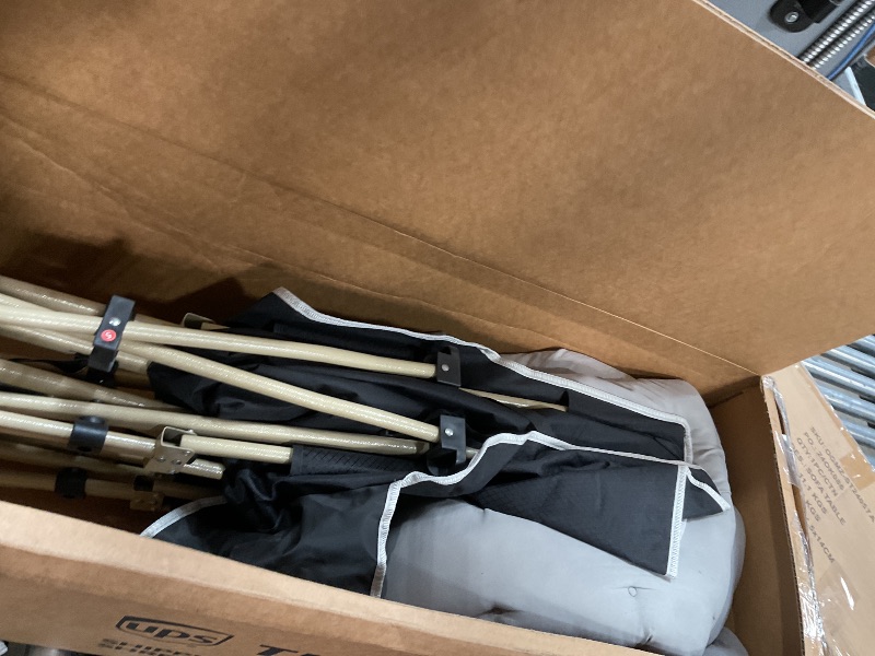 Photo 1 of **************MISSING CARRY CASE****************
HABUTWAY Camping Cots for Adults with 600lbs Load Capacity, Folding Camping Cot with Mattress, Sleeping Cot for Adult with Carry Bags for Travel,Beach,Patio,Home Office,Nap Time(Grey)