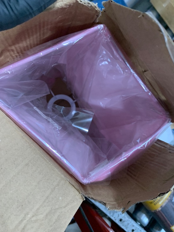 Photo 1 of **SHADE ONLY NO LAMP BASE** Woderdeng Touch Control Bedside Lamp - 3-Way Dimmable Table Lamps with USB C+A Port and Outlet, Nightstand Lamp for Bedroom Decor and Living Room,Pink