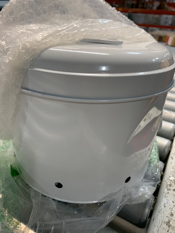 Photo 1 of (dented)(see images) Suwimut Set of 3 Vegetable Storage Tins, Metal Potato Onion Garlic Storage Bin, Kitchen Canisters Vegetable Fresh Keeper