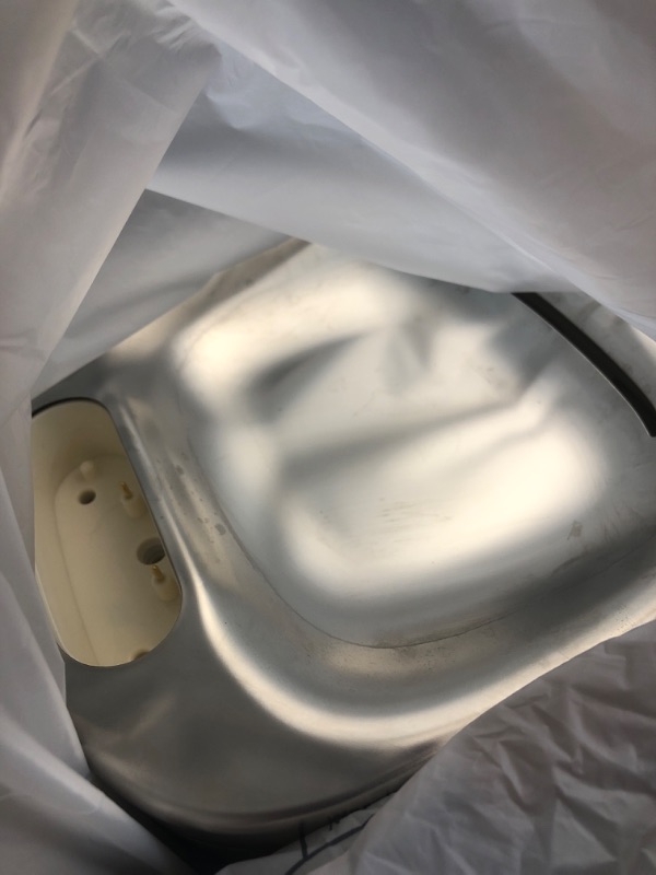 Photo 1 of (used) oneisall Wireless Cat Water Fountain, 3.5L/118oz Battery Operated Pet Drinking Fountain Stainless Steel, Running Water Dispenser