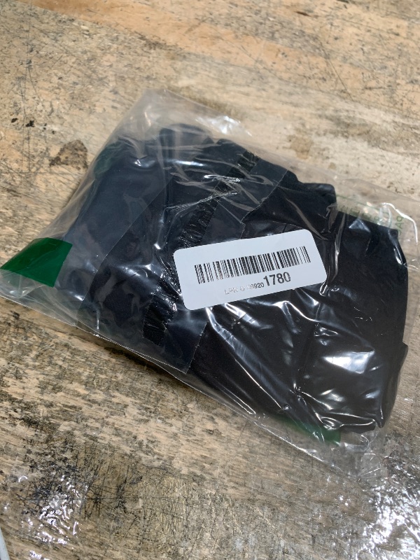 Photo 1 of Adult Plastic Pants Diaper Cover, High Waist Rubber Incontinence Pant Washable, Reusable Plastic Underwear Waterproof Panties (Black 1 Pcs, L)