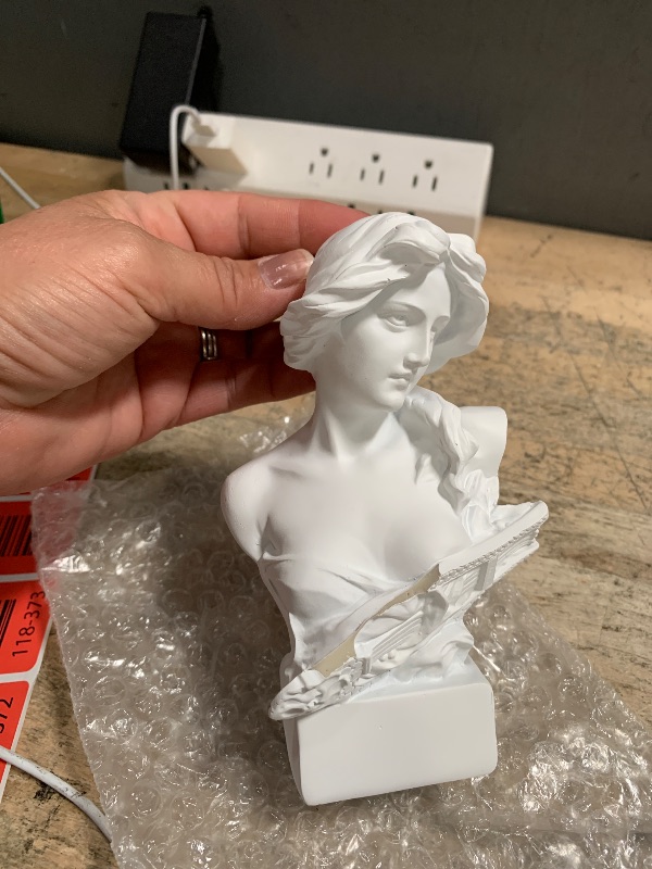 Photo 1 of 6" H Greek Mythology Bust Statue Decor,Artemis Statues Roman Goddess Figurines,Used for Sketch Practice Aesthetics Statues and Sculptures and Indoor Filling Space for Living Room, Bedroom and Study
