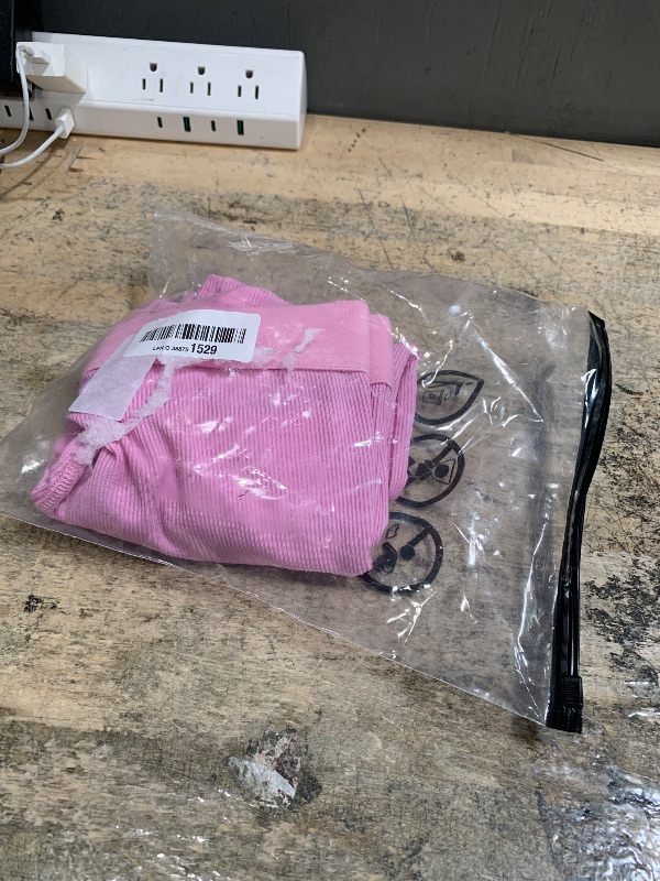 Photo 1 of **BOTTOMS ONLY MISSING TOP** AYWA Casual Workout Sets Two Piece Outfits for Women Ribbed Crop Tank Top High Waist Leggings Active Wear (Petal,X-Small)LPNO388751529