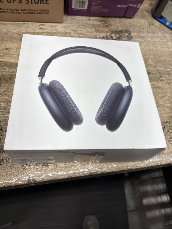 Photo 1 of Apple AirPods Max Wireless Over-Ear Headphones, Pro-Level Active Noise Cancellation, Transparency Mode, Personalized Spatial Audio, USB-C Charging, Bluetooth Headphones for iPhone - Midnight