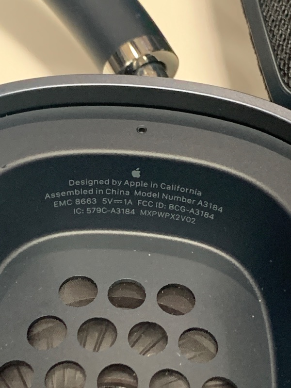 Photo 1 of Apple AirPods Max Wireless Over-Ear Headphones, Pro-Level Active Noise Cancellation, Transparency Mode, Personalized Spatial Audio, USB-C Charging, Bluetooth Headphones for iPhone - Midnight