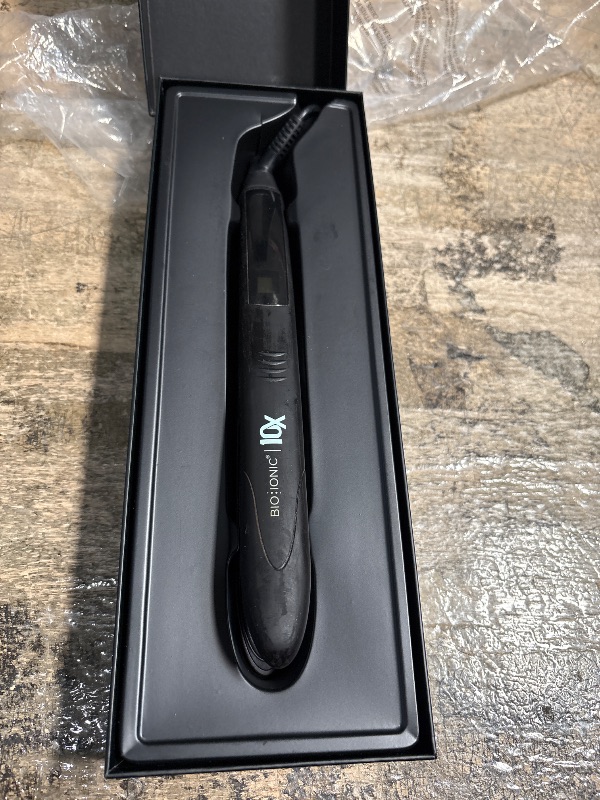 Photo 1 of (SEE NOTES BEFORE BIDDING) Bio Ionic 10X Styling Iron, 1" Hair Straightener with Moisturizing Heat Technology, Flat Iron for 10-Minute Styling, Hair Straightener and Curler