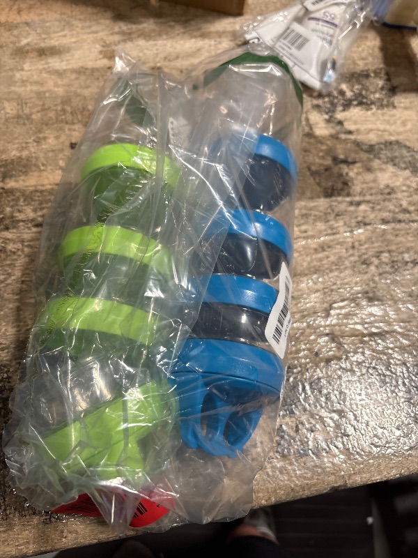 Photo 1 of SELEWARE Portable Stackable Food Storage Containers for Snacks Formula Powder and Drinks Twist Lock System Airtight Leak-proof BPA and Phthalate Free Blue and Green