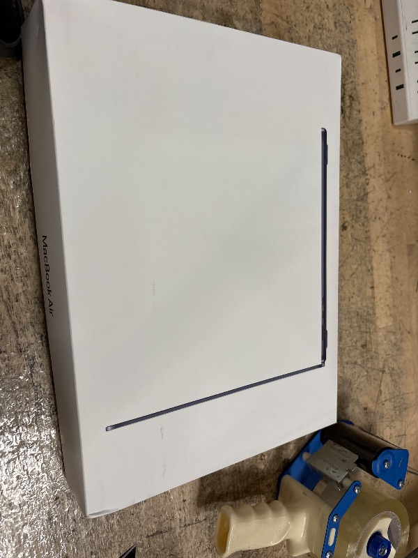 Photo 1 of * LOCKED * Apple 2025 MacBook Air 15-inch Laptop with M4 chip: Built for Apple Intelligence, 15.3-inch Liquid Retina Display, 24GB Unified Memory, 512GB SSD Storage, 12MP Center Stage Camera, Touch ID; Midnight