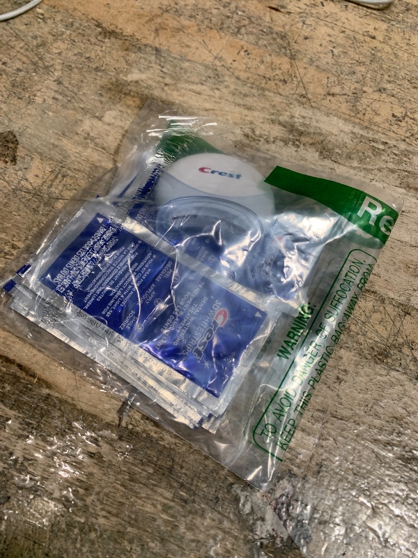 Photo 1 of Crest 3D Whitestrips Sensitive & Gentle + LED Light – Teeth Whitening Kit, 1 Light + 14 Treatments, Each with 1 Upper/1Lower, 28 Strips – Crest 3DWhite Teeth Whitening Strips