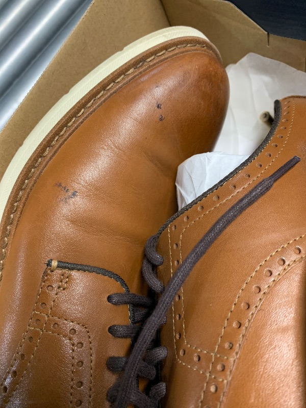 Photo 1 of (used)(see images) Cole Haan Men's The GO-to Plain Toe Oxford, British Tan, 13