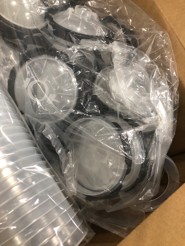 Photo 1 of 3M 26000 PPS 2.0 Spray Gun Cup, Lids and Liners Kit, Standard, 200-Micron Filter, 22 Ounces, BLACK,SILVER