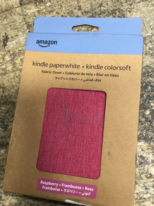 Photo 1 of All-new Amazon Kindle Paperwhite and Kindle Colorsoft Case, Lightweight and Water-Safe, Foldable Protective Cover - Fabric