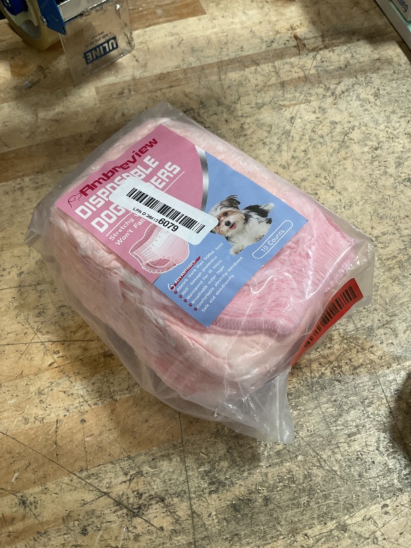 Photo 1 of Ambreview Disposable Dog Diapers Female, Just Pull It Up, Doggie Diapers for Female Dogs, Strong Absorbency | Leak Proof, for Dogs in Heat | Elderly | Disabled, S 10 PCS
