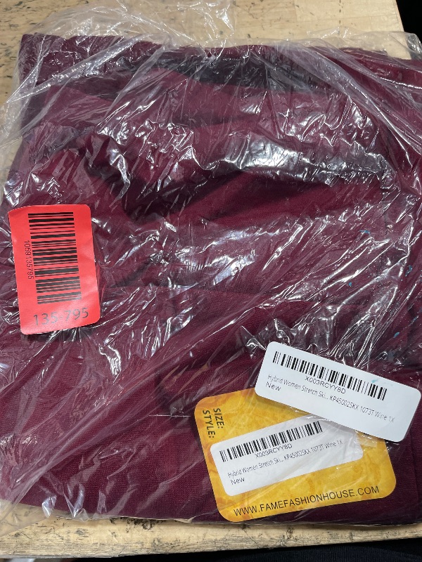 Photo 1 of & Company Women Stretch Skinny Dress Pants Pull On Office Leggings Trousers KP45002SKX 1073T Wine 1X