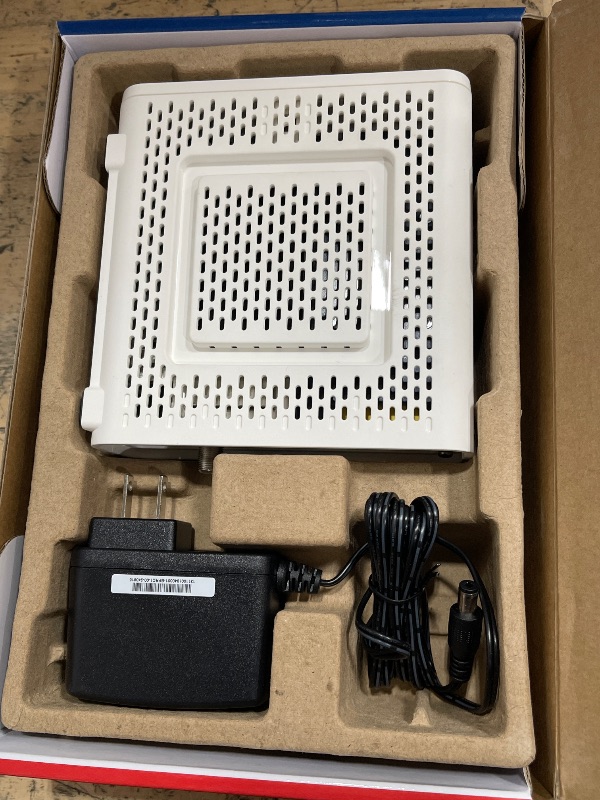 Photo 1 of ****PARTS ONLY*****ARRIS (SB8200) - Cable Modem - Fast DOCSIS 3.1 32x8 Gigabit Cable Modem , Approved for Comcast Xfinity, Cox, Charter Spectrum, & more | 1 Gbps Max Internet Speed, 4 OFDM Channels - (No Built-in Wifi)