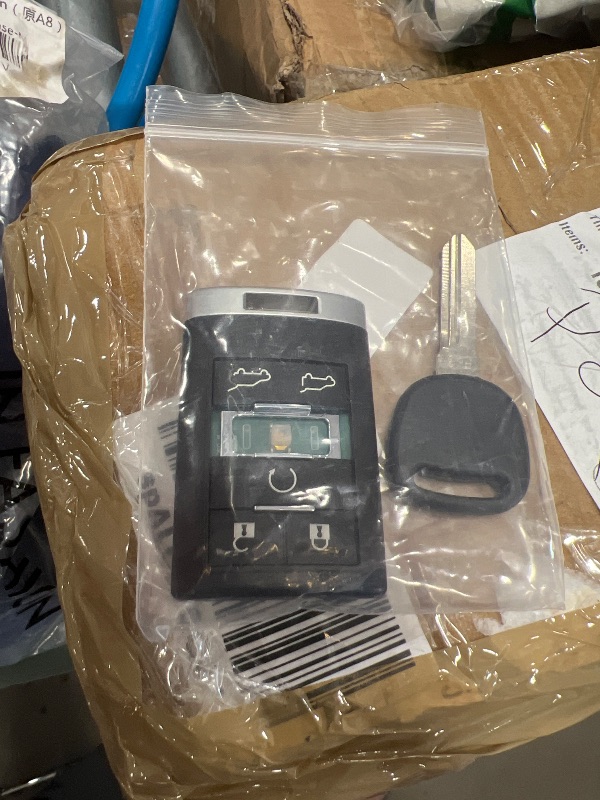 Photo 1 of ***(MINOR DAMAGE/ SEE NOTES)***X AUTOHAUX 315MHz OUC6000066 Keyless Entry Remote Ignition Transponder Key Fob for Cadillac CTS 2008-2013 for Cadillac DTS 2008-2011 46 Chip 6 Buttons