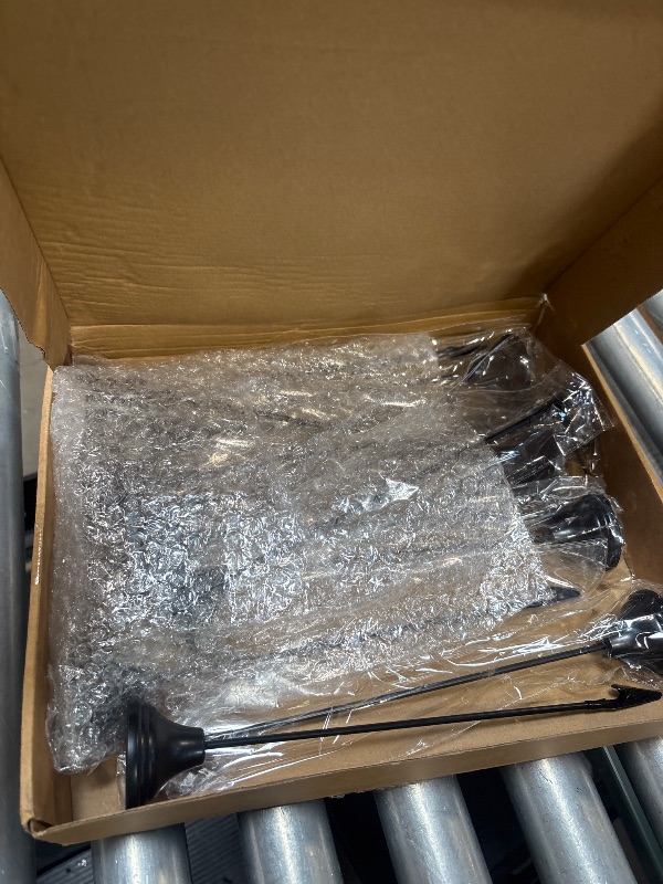 Photo 1 of 12pcs Table Number Holders 12 Inch Place Card Holder With Alligator Clip Metal (black)