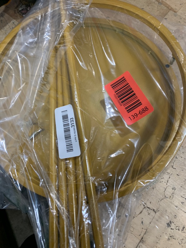 Photo 1 of **FOR PARTS/MISSING TABLE LEGS FOR ASSEMBLY** Vorriop 17.7 in Pedestal Tables Stand for party - Gold Small Side Table?Display Set Flower Stand for wedding Birthday party ?Plant Stand?Home Patio Decor, 17.7" (H)*11(W)