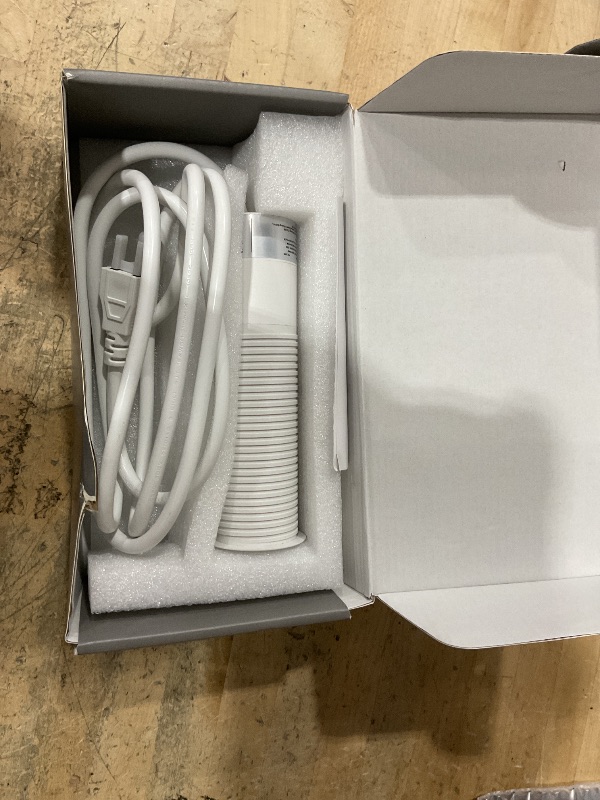 Photo 1 of **MISSING BLACK OUTLET PLUGIN** ANNQUAN 2 inch Space Saver Pop Up Outlet for Countertop with PD20W USB Ports,2 Outlets Tamper Resistant,Splashproof Pop Up Socket,Desk Power Grommet for Home Office Kitchen White (ETL Listed)