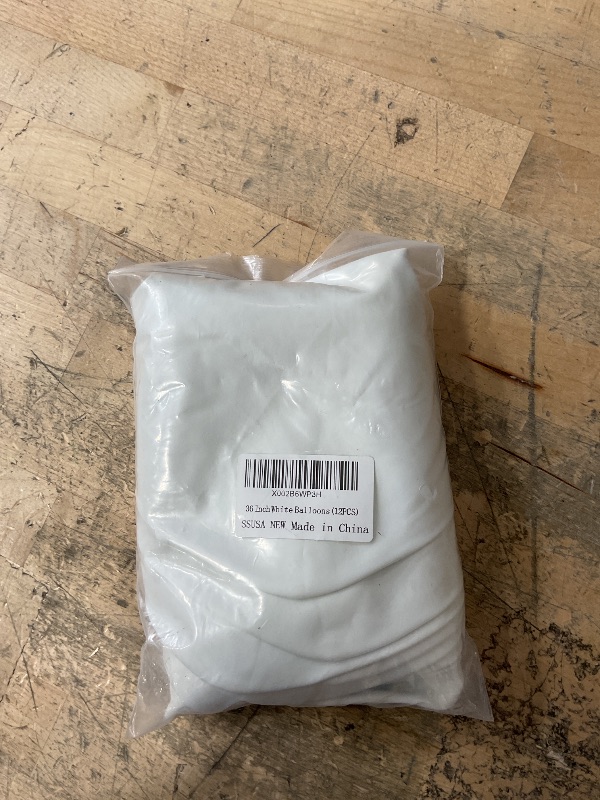 Photo 1 of 36 Inch Latex Round White Balloons(Premium Helium Quality),Giant Balloons for Photo Shoot/Birthday/WeddingParty/Festivals/Event Decorations(12PCS)
