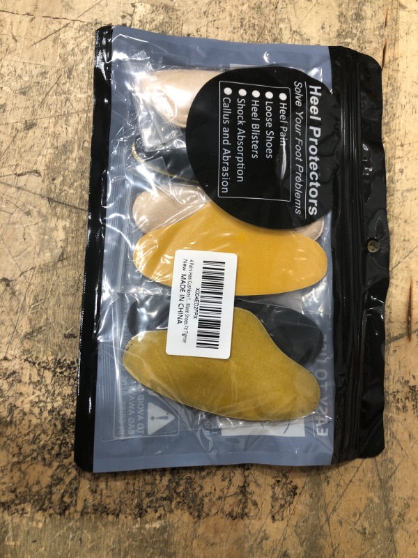 Photo 1 of 4 Pairs Heel Cushions Pads, Shoe Grips Liners Heel Protectors to Prevent Loose Shoes, Heel Pain, Blisters and Rubbing, Anti Slip Shoe Filler Make Shoes Fit Tighter