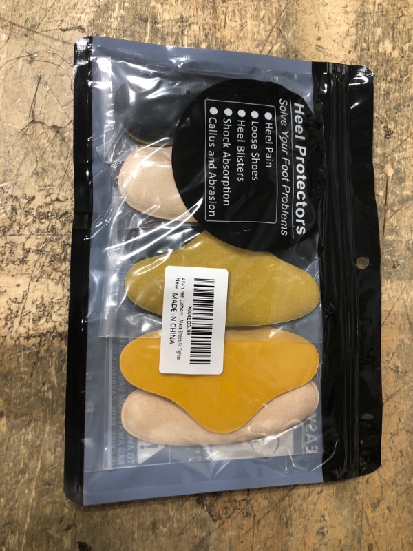 Photo 1 of 4 Pairs Heel Cushions Pads, Shoe Grips Liners Heel Protectors to Prevent Loose or Big Shoes, Heel Pain, Blisters and Rubbing, Anti Slip Shoe Fillers Make Shoes Fit Tighter