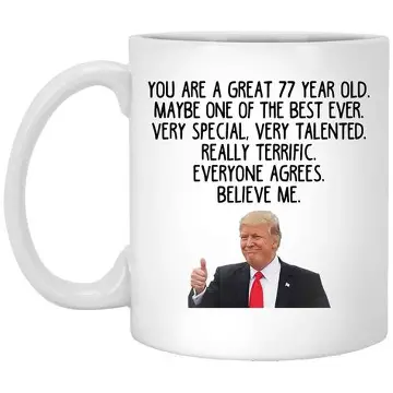 Photo 1 of **PHOTO FOR REFERENCE** 77th Birthday Gifts for Women Men, Funny 77 Year Old Birthday Gift Coffee Mug, 1948 77th Birthday Mugs for Women Men, Dad, Mom, Uncle, Aunt, Brother, 77th Birthday Gift Ideas, 11 oz