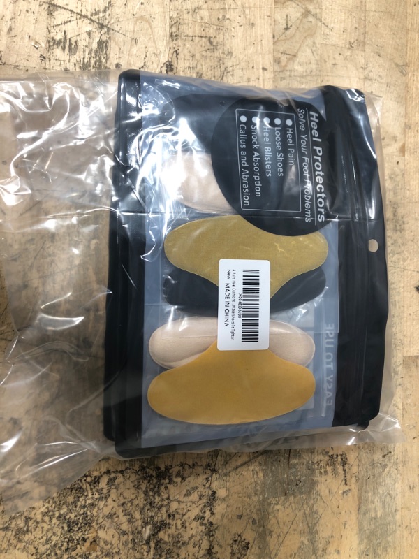 Photo 1 of 5Pack of 4 Pair Heel Cushion Pads, Shoe Grips Liners Heel Protectors to Prevent Loose or Big Shoes, Heel Pain, Blisters and Rubbing, Anti Slip Shoe Fillers Make Shoes Fit Tighter
