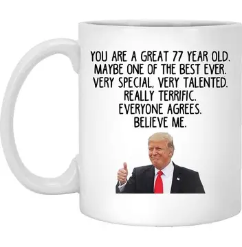 Photo 1 of **PHOTO FOR REFERENCE** 77th Birthday Gifts for Women Men, Funny 77 Year Old Birthday Gift Coffee Mug, 1948 77th Birthday Mugs for Women Men, Dad, Mom, Uncle, Aunt, Brother, 77th Birthday Gift Ideas, 11 oz
