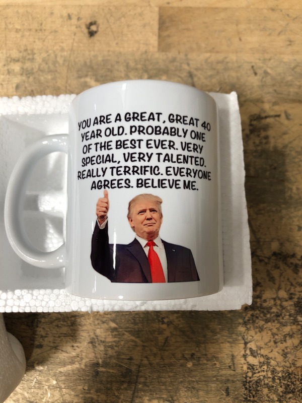 Photo 1 of 40th Birthday Gifts for Women Men, Funny 40 Year Old Birthday Gift Coffee Mug, 1985 40th Birthday Mugs for Women Men, Dad, Mom, Uncle, Aunt, Brother, 40th Birthday Gift Ideas, 11 oz