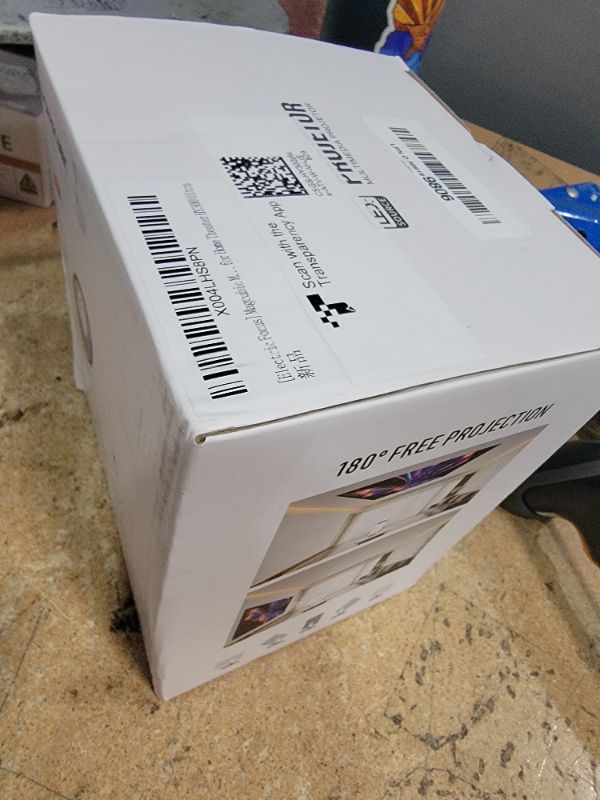 Photo 1 of ?Electric Focus?Magcubic Mini Projector 4K Support, Portable Projector with WiFi 6 and Bluetooth 5.4, Smart Proyector, 5W Soundbase Speaker, 180° Rotation for Home Theater HY300 Ultra