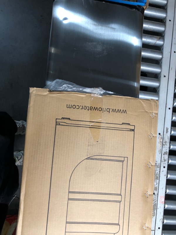 Photo 1 of ***DAMAGED - UNTESTED - SEE COMMENTS***
Brio Bottom Loading Water Cooler Dispenser for 5 Gallon Bottles - 3 Temperatures with Hot, Room & Cold Spouts, Child Safety Lock, LED Display with Empty Bottle Alert, Stainless Steel