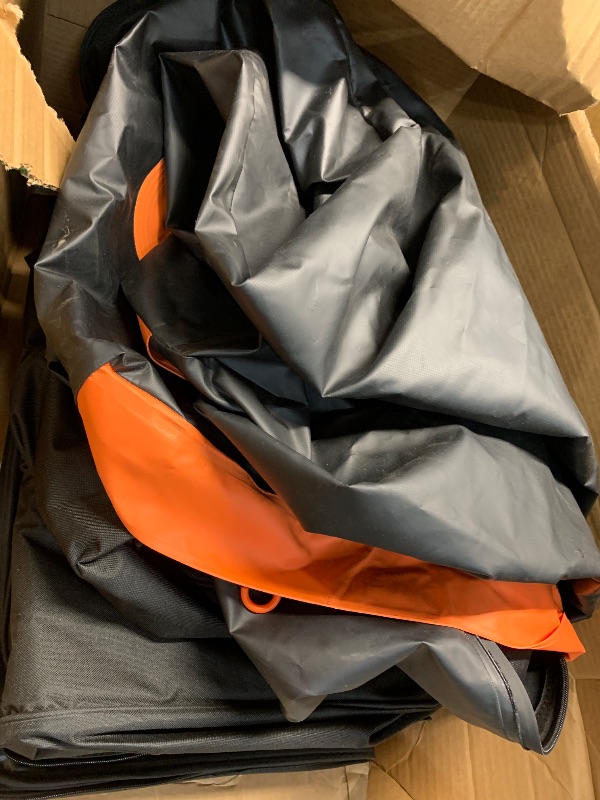 Photo 1 of (used)(see images) Mockins 30 Cu.Ft. Trailer Hitch Cargo Carrier Bag | 60"x24"x36" Waterproof Cargo Bag for Hitch Carrier & 6 Packing Cubes 29"x23"x12" |