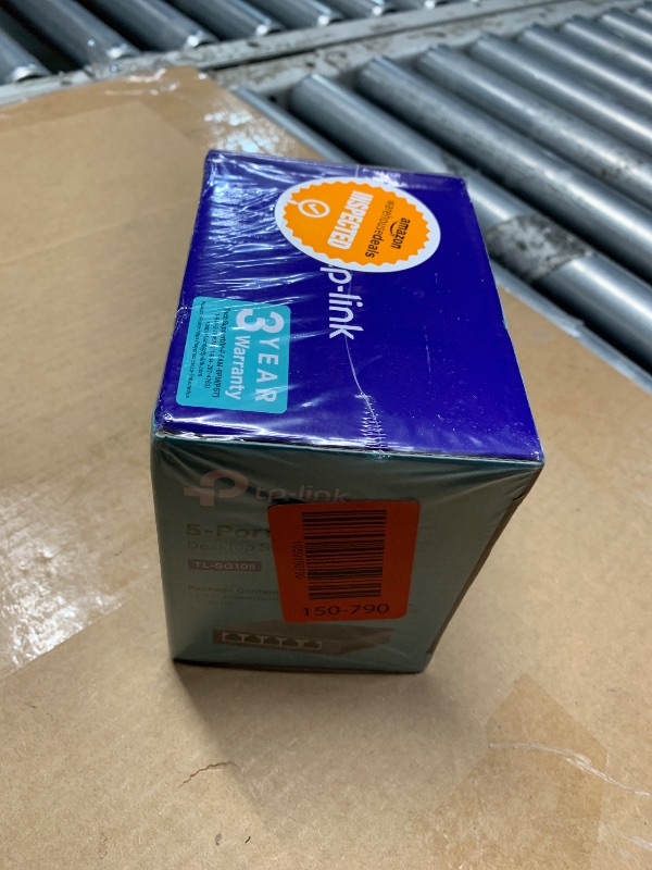 Photo 1 of ***FACTORY SEALED***
TP-Link TL-SG105, 5 Port Gigabit Unmanaged Ethernet Switch, Network Hub, Ethernet Splitter, Plug & Play, Fanless Metal Design, Shielded Ports, Traffic Optimization
