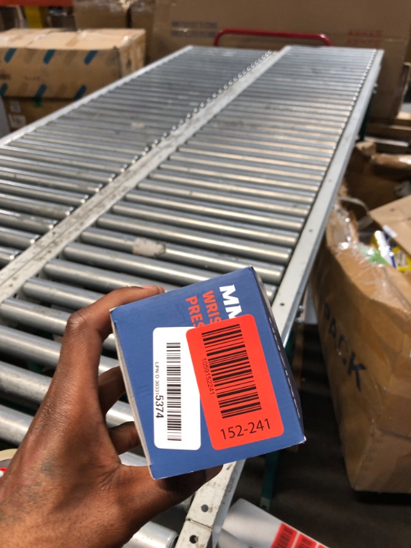 Photo 1 of MMIZOO Wrist Blood Pressure Monitor Large LCD Display BP Machine Adjustable Cuff 5.31-7.68 inch Automatic 99x2 Sets Memory with Carrying Case for Home Use (W1681)