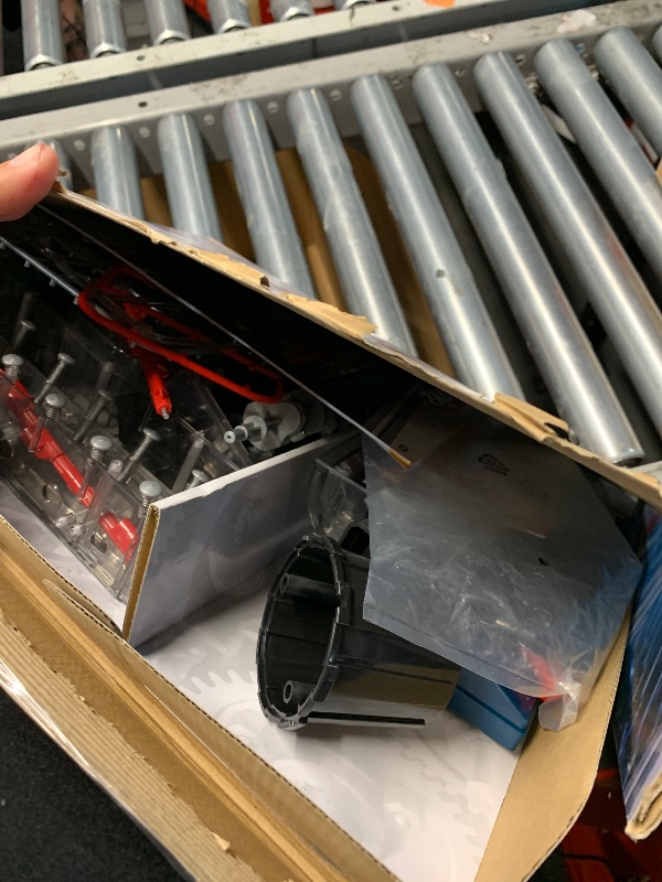 Photo 1 of ***MISSING PARTS***Playz Inline 6 Engine Model Kit - Build Your Own STEM Inline 6 Small Engine That Runs Kit for Adults & Kids Age 10-12+, Visible Inline 6 Mini Engine Kit That Works for Adult w/ 230 STEM Parts